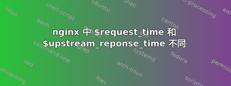 nginx 中 $request_time 和 $upstream_reponse_time 不同