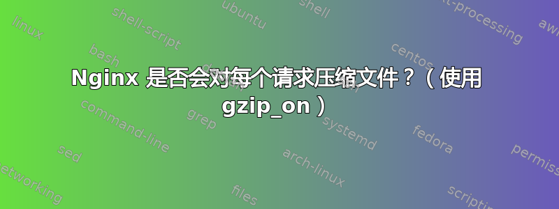 Nginx 是否会对每个请求压缩文件？（使用 gzip_on）