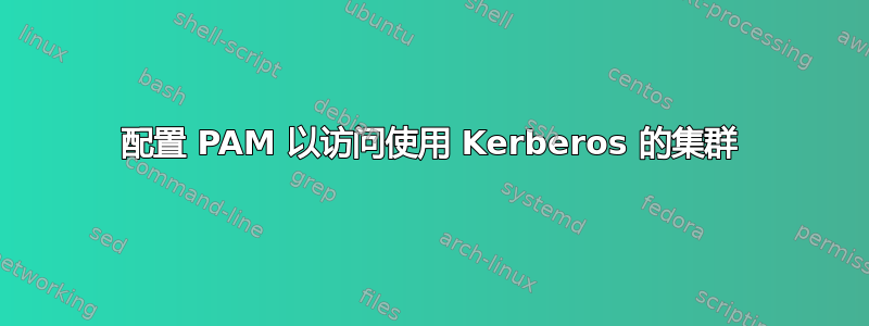 配置 PAM 以访问使用 Kerberos 的集群