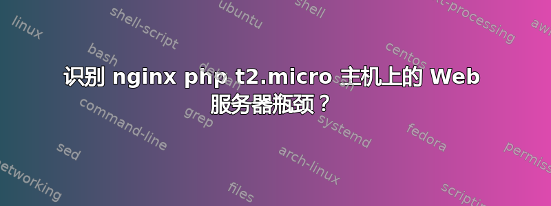 识别 nginx php t2.micro 主机上的 Web 服务器瓶颈？