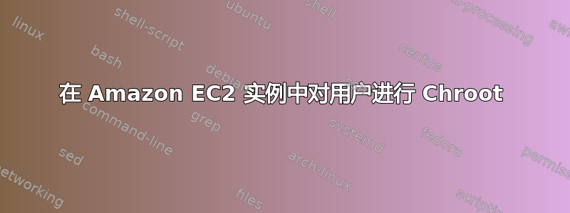 在 Amazon EC2 实例中对用户进行 Chroot