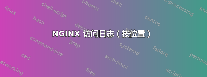 NGINX 访问日志（按位置）