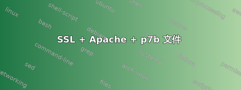 SSL + Apache + p7b 文件