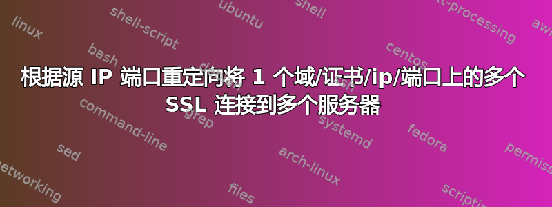 根据源 IP 端口重定向将 1 个域/证书/ip/端口上的多个 SSL 连接到多个服务器