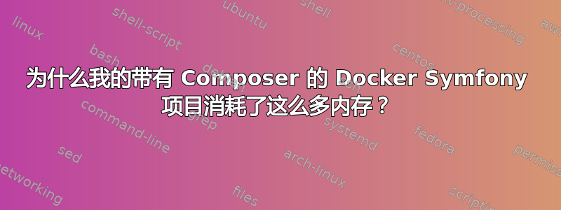 为什么我的带有 Composer 的 Docker Symfony 项目消耗了这么多内存？