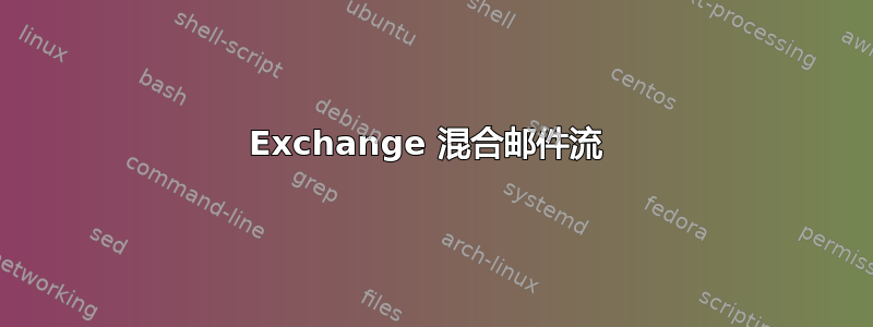 Exchange 混合邮件流 