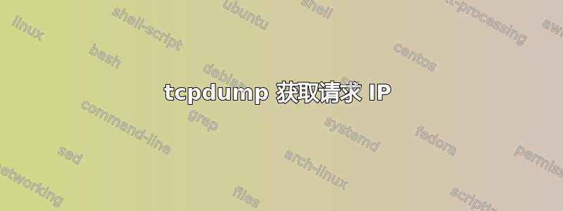 tcpdump 获取请求 IP