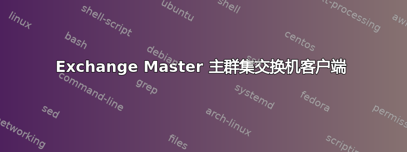 Exchange Master 主群集交换机客户端