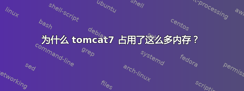 为什么 tomcat7 占用了这么多内存？