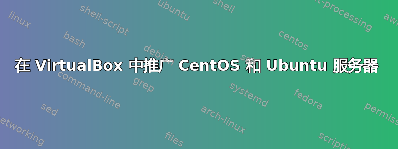 在 VirtualBox 中推广 CentOS 和 Ubuntu 服务器