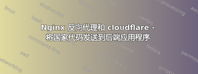 Nginx 反向代理和 cloudflare - 将国家代码发送到后端应用程序