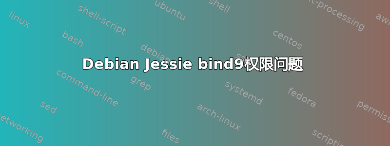 Debian Jessie bind9权限问题