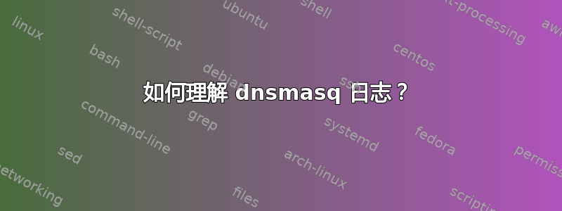 如何理解 dnsmasq 日志？