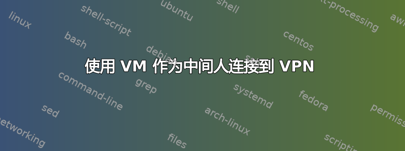 使用 VM 作为中间人连接到 VPN