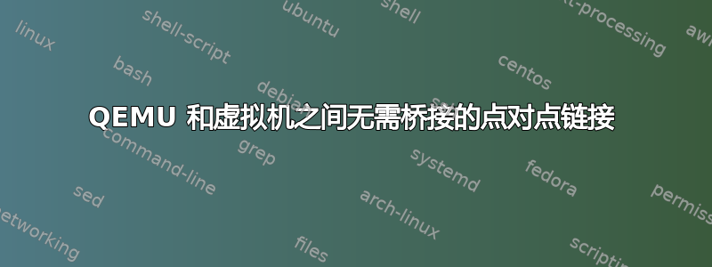 QEMU 和虚拟机之间无需桥接的点对点链接