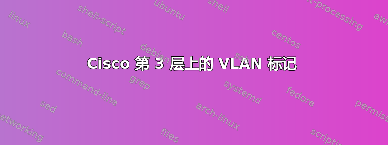 Cisco 第 3 层上的 VLAN 标记