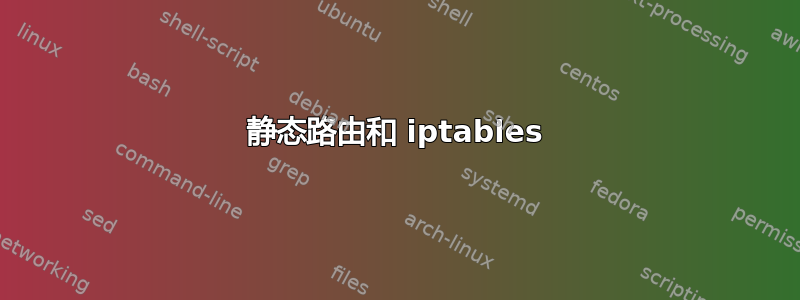 静态路由和 iptables