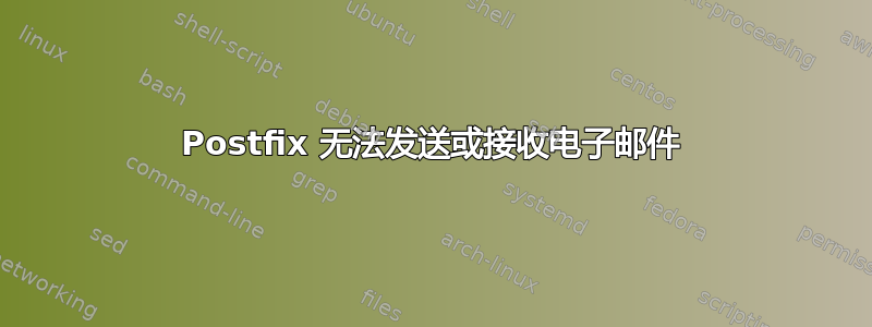 Postfix 无法发送或接收电子邮件