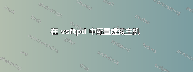 在 vsftpd 中配置虚拟主机