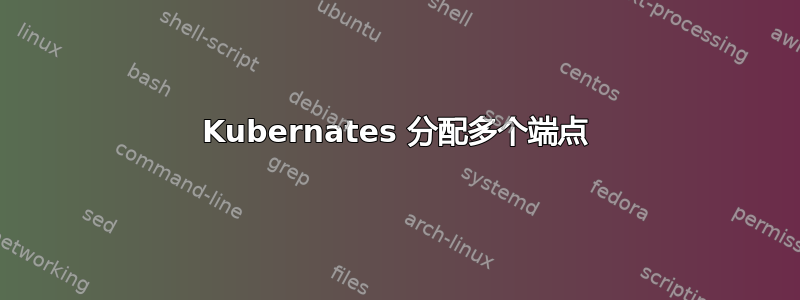 Kubernates 分配多个端点