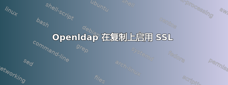 Openldap 在复制上启用 SSL