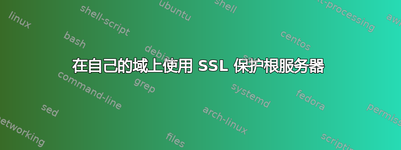 在自己的域上使用 SSL 保护根服务器