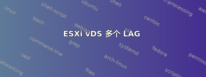 ESXi vDS 多个 LAG