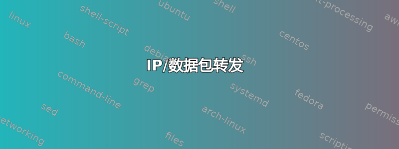 IP/数据包转发 