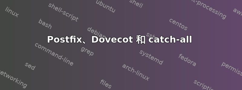 Postfix、Dovecot 和 catch-all