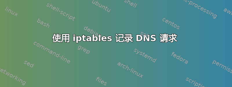 使用 iptables 记录 DNS 请求