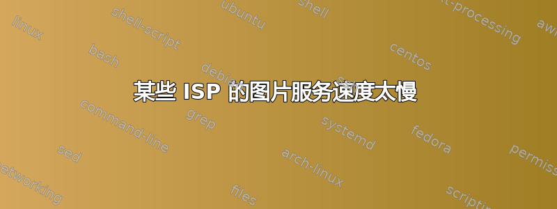 某些 ISP 的图片服务速度太慢