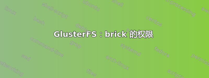 GlusterFS：brick 的权限