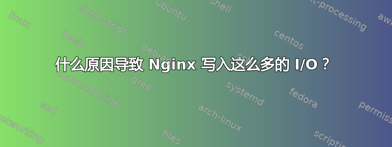 什么原因导致 Nginx 写入这么多的 I/O？