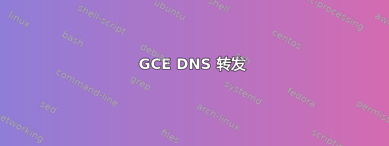 GCE DNS 转发