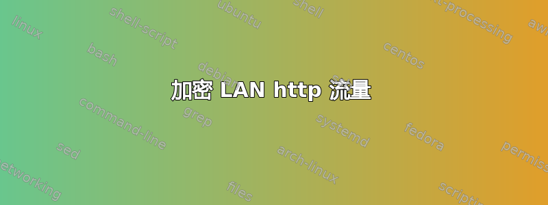 加密 LAN http 流量