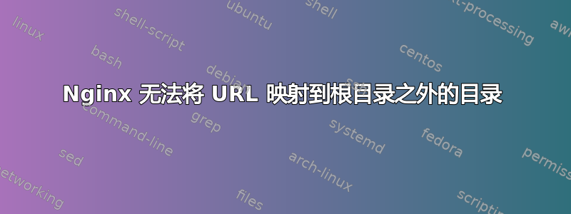 Nginx 无法将 URL 映射到根目录之外的目录