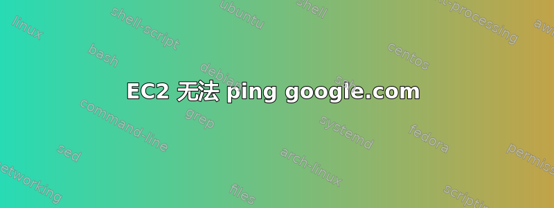 EC2 无法 ping google.com