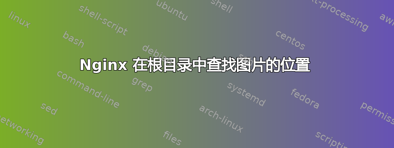 Nginx 在根目录中查找图片的位置