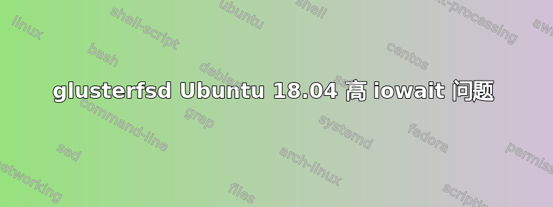 glusterfsd Ubuntu 18.04 高 iowait 问题