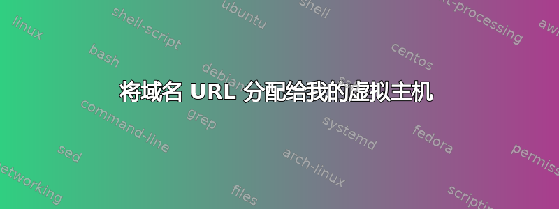 将域名 URL 分配给我的虚拟主机