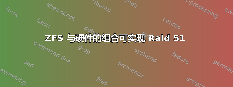 ZFS 与硬件的组合可实现 Raid 51