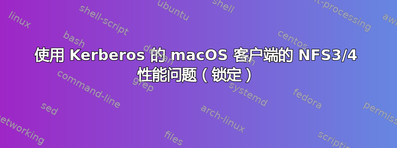 使用 Kerberos 的 macOS 客户端的 NFS3/4 性能问题（锁定）