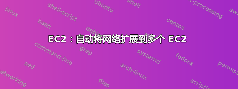 EC2：自动将网络扩展到多个 EC2