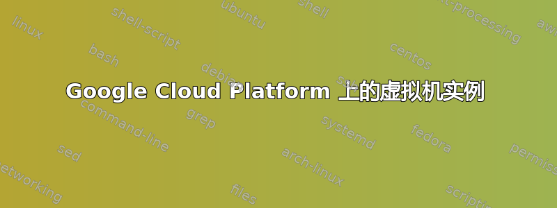 Google Cloud Platform 上的虚拟机实例