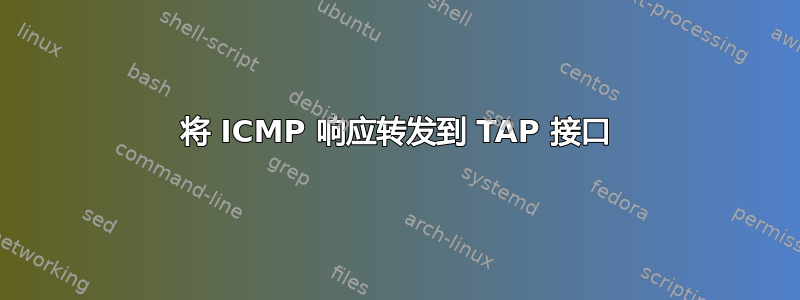 将 ICMP 响应转发到 TAP 接口