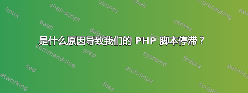 是什么原因导致我们的 PHP 脚本停滞？