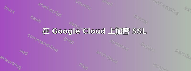 在 Google Cloud 上加密 SSL