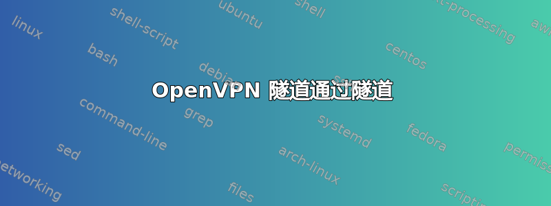 OpenVPN 隧道通过隧道