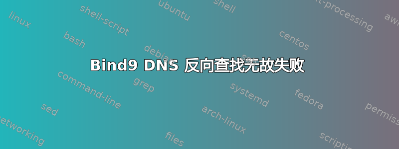 Bind9 DNS 反向查找无故失败