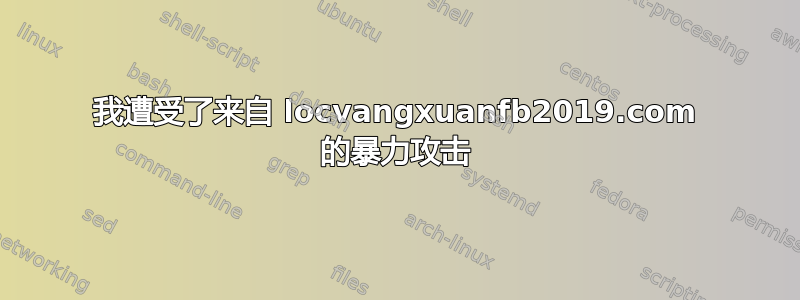 我遭受了来自 locvangxuanfb2019.com 的暴力攻击